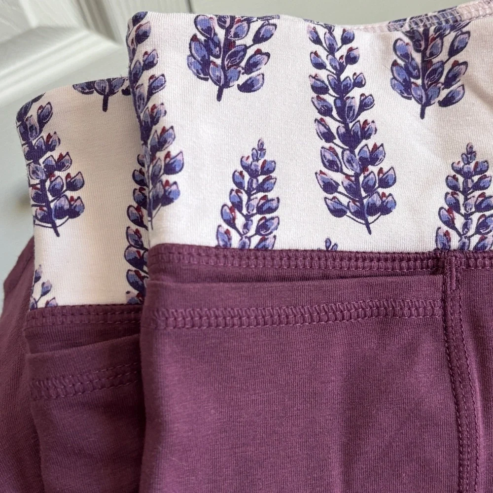 NWT Salmon Sisters pocket lupine leggings - Picture 5 of 10